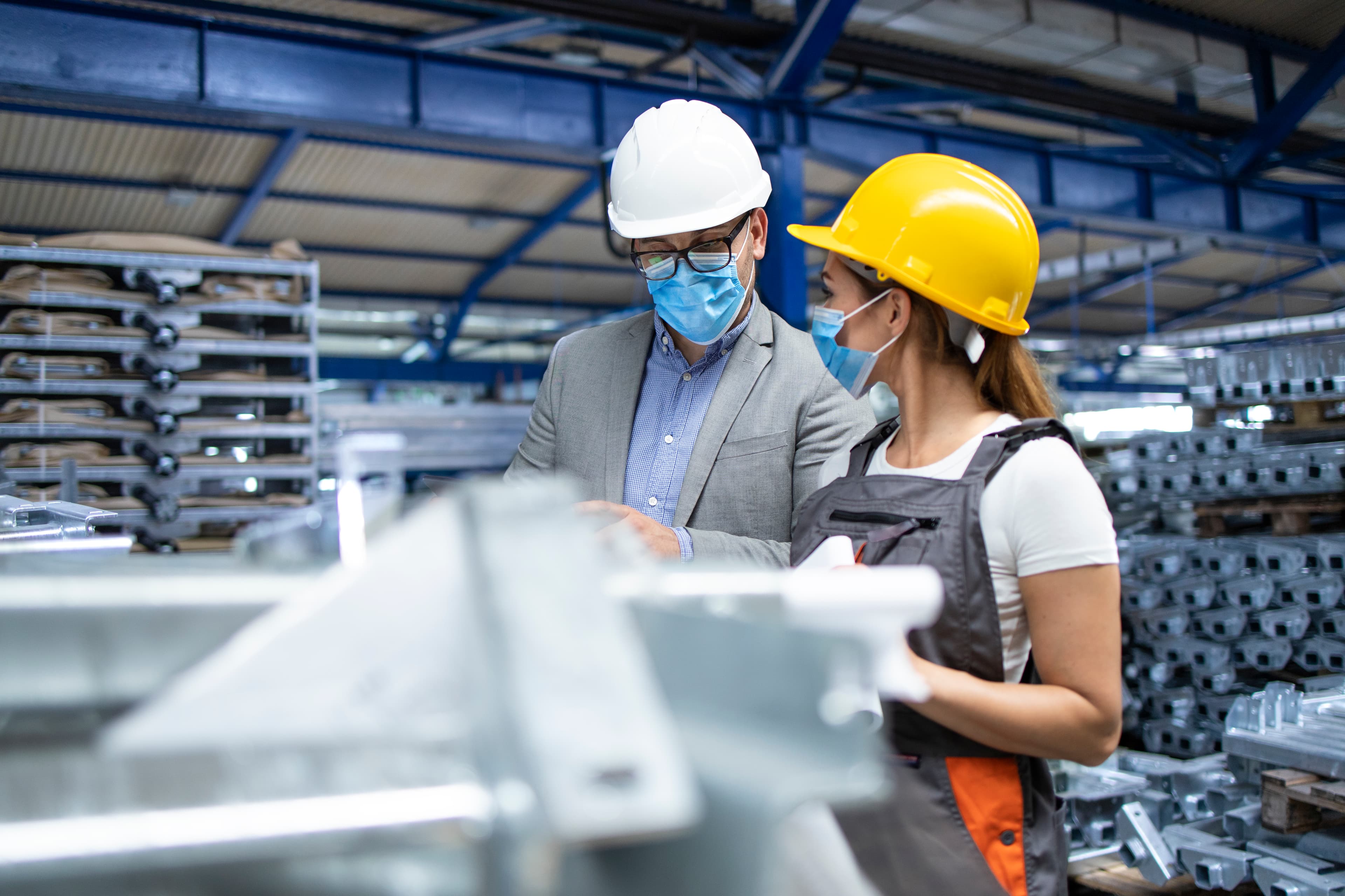 Supply PPE for industrial use